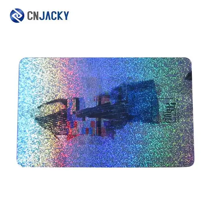 Hologram Rainbow Pvc Sheet / Holographic Digital / Offset Printing Vip