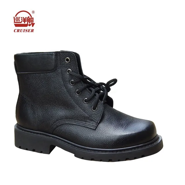 Black Genuine Leather Dubai Army Combat Boots For Men Buy Leather