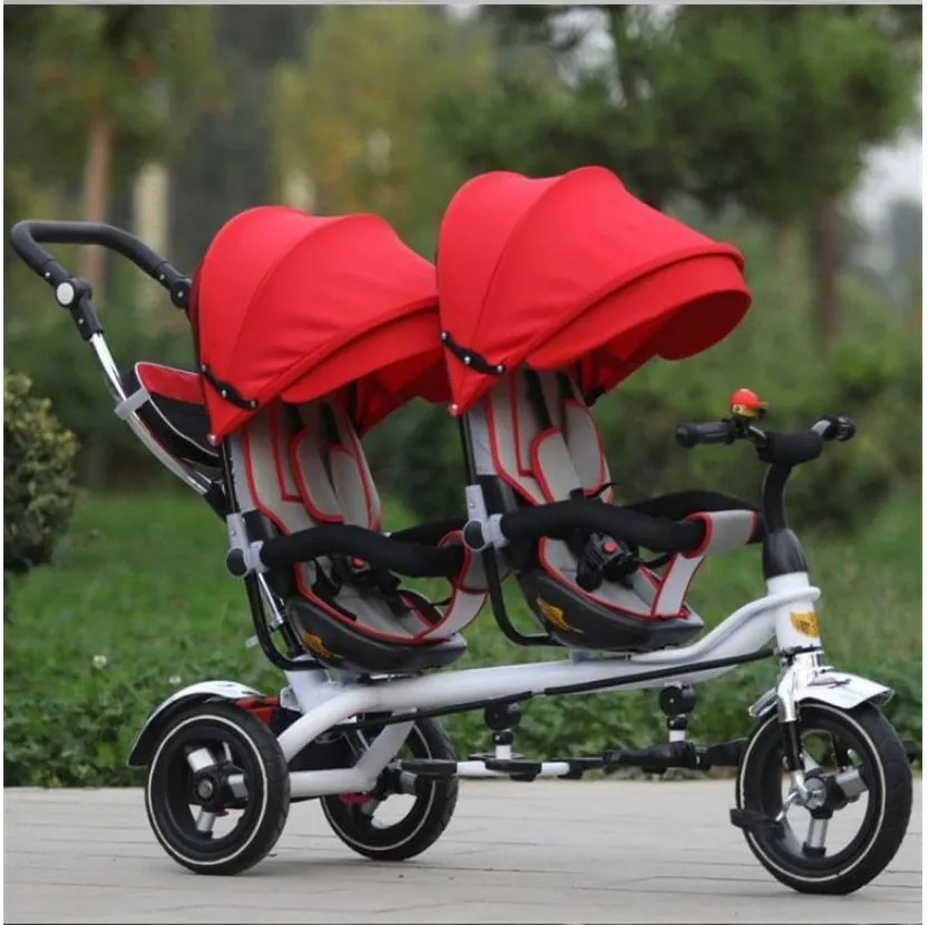 double tricycle for twins