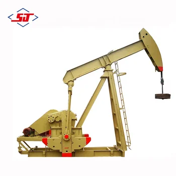 Shengji pump with gas engine api 11e c oil well crank beam unit series pumping units