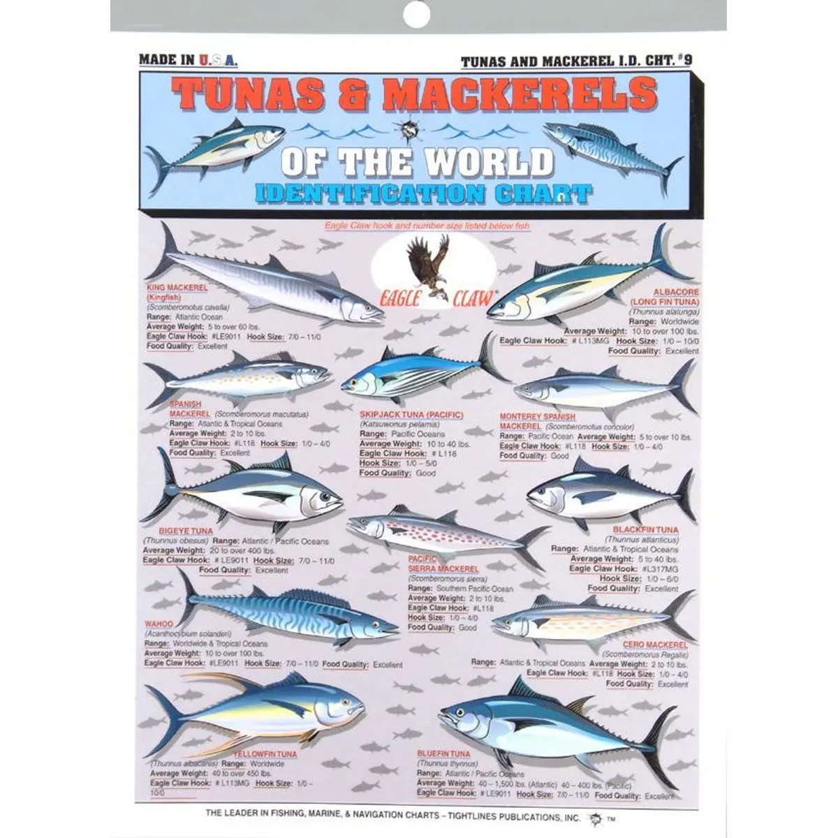 Tuna Fish Size Chart