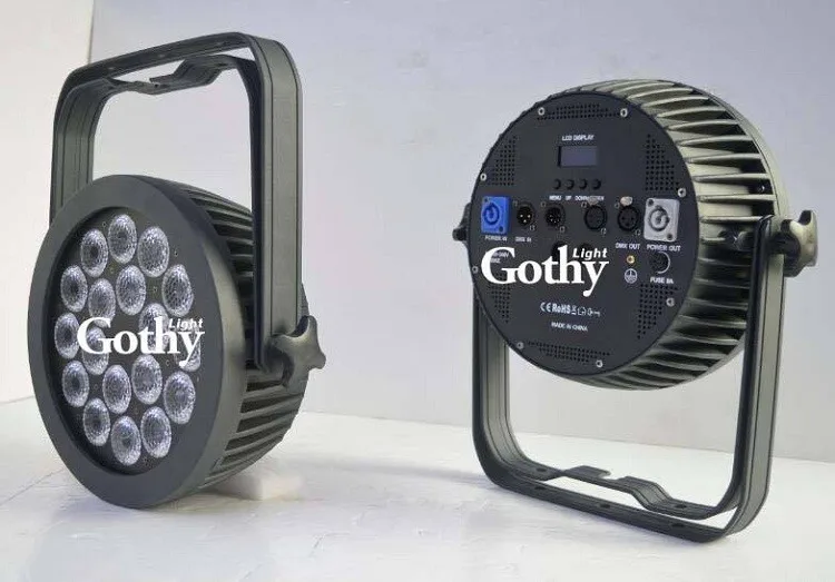 18x10w 扁平超薄 led par 64