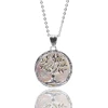 Real Jewelry Factory Made Wholesale Price High Quality 925 Sterling Silver Tree Of Life Pendant Necklace
