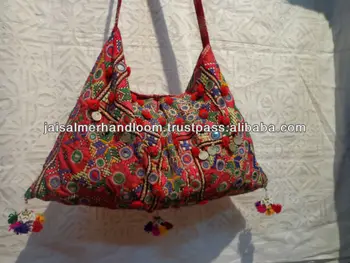 Cotton Tribal Ethnic Old Gypsy Antique Banjara Bags And Handbags Cotton Tribal Ethnic Old Gypsy Antique Banjara Bags And Handbags