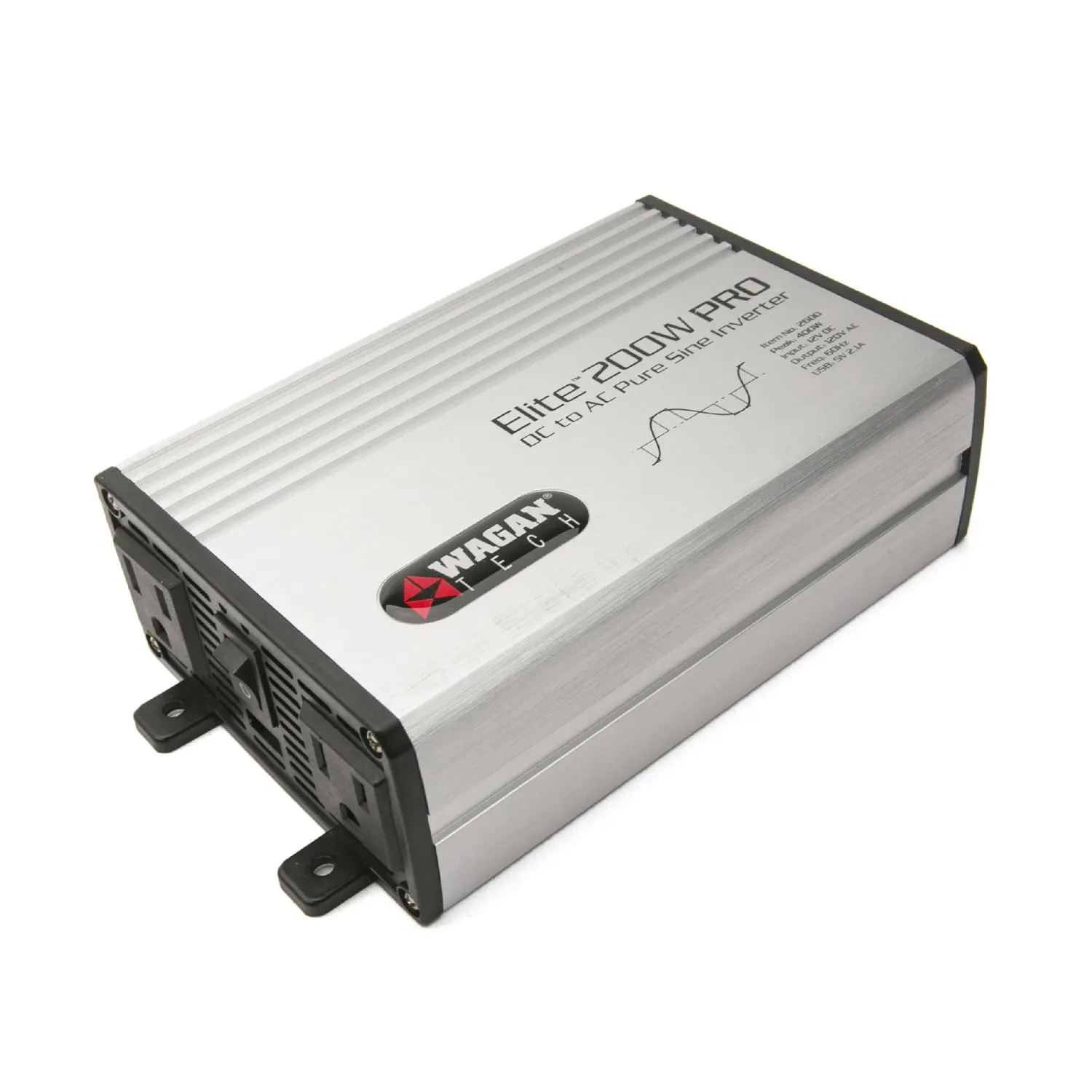 Wagan EL2600 Elite Pro 200W Pure Sine Inverter