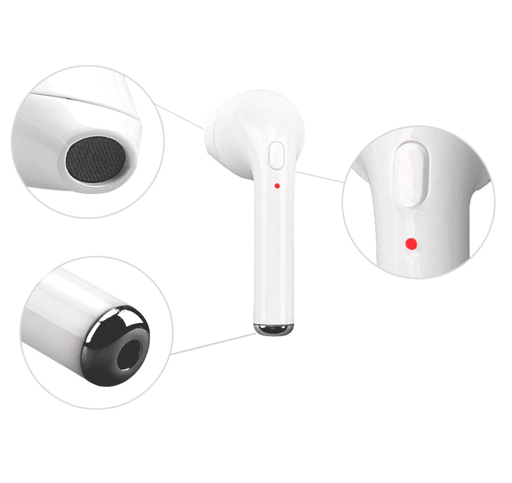 Free Dhl I7 Tws Upgrade Bluetooth Earphone I7s Mini Wireless Bluetooth4