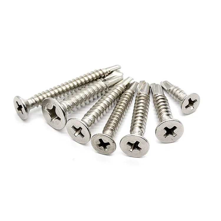 Phillips Stainless Steel Cross Countersunk head Self drilling screw