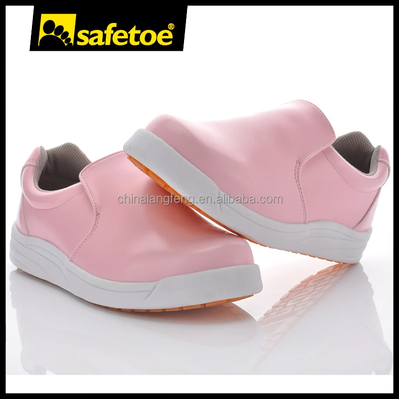 pink steel toe