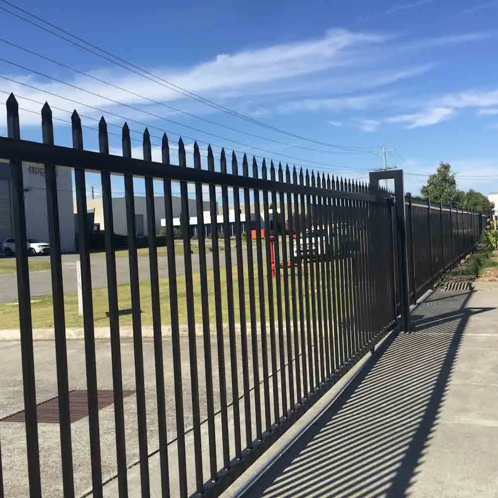 High Quality Best Price Unclimbable Steel Fence Gate Designs Simple