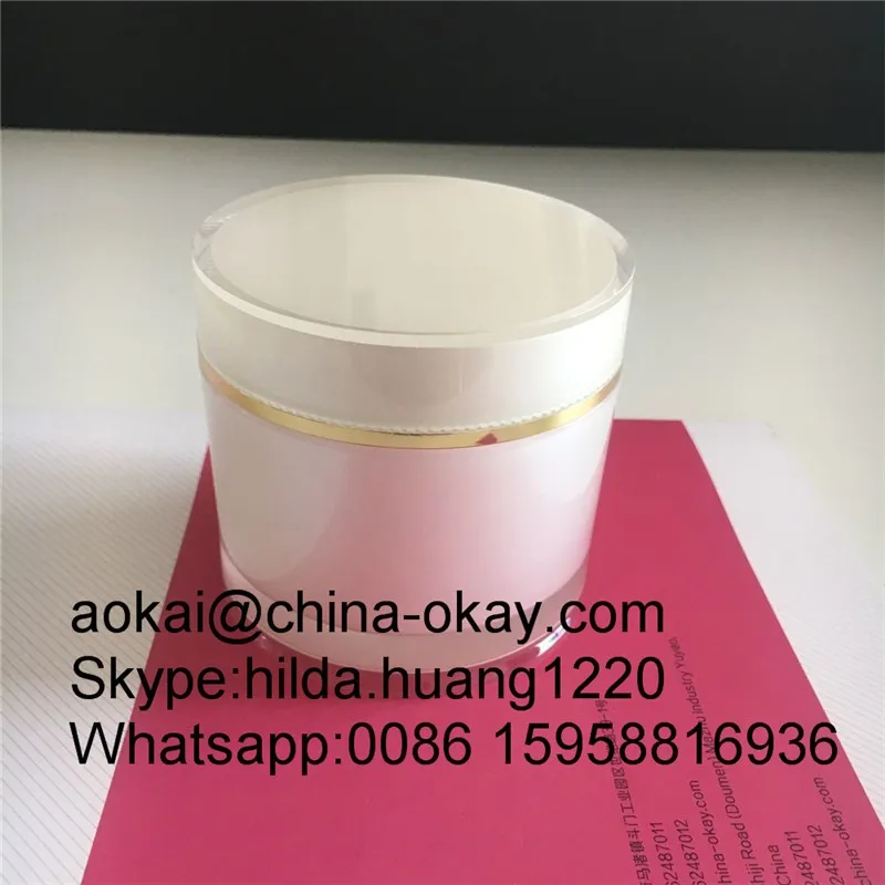 200g Luxury Body Butter Jars/scrub Acrylic Plastic Jar/200ml Cosmetic