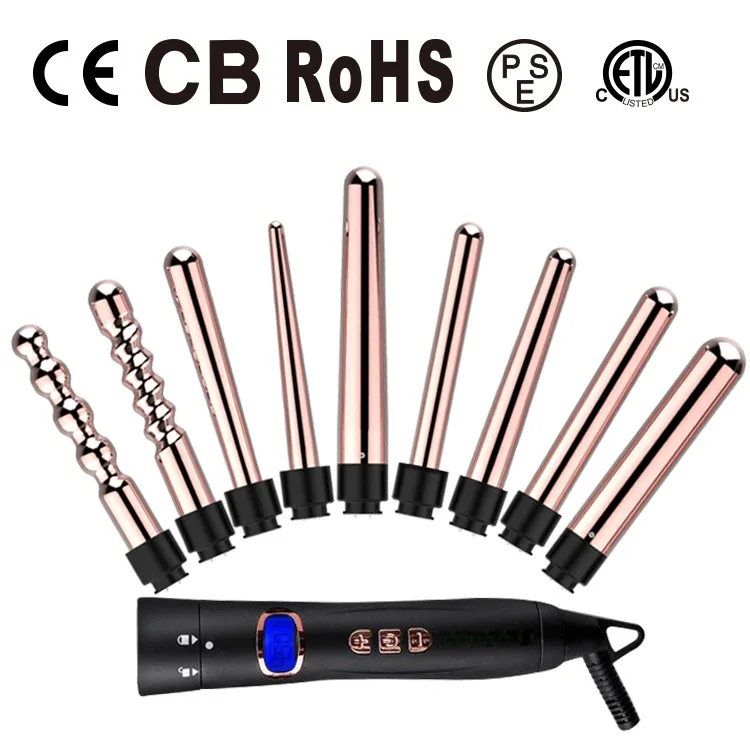 5 In 1 Hair Curling Tong Set Professional Curling Hair Iron As Seem As