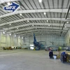Qingdao Light Steel Structure Fabricated Metal Self Storage Jet Hangar Building