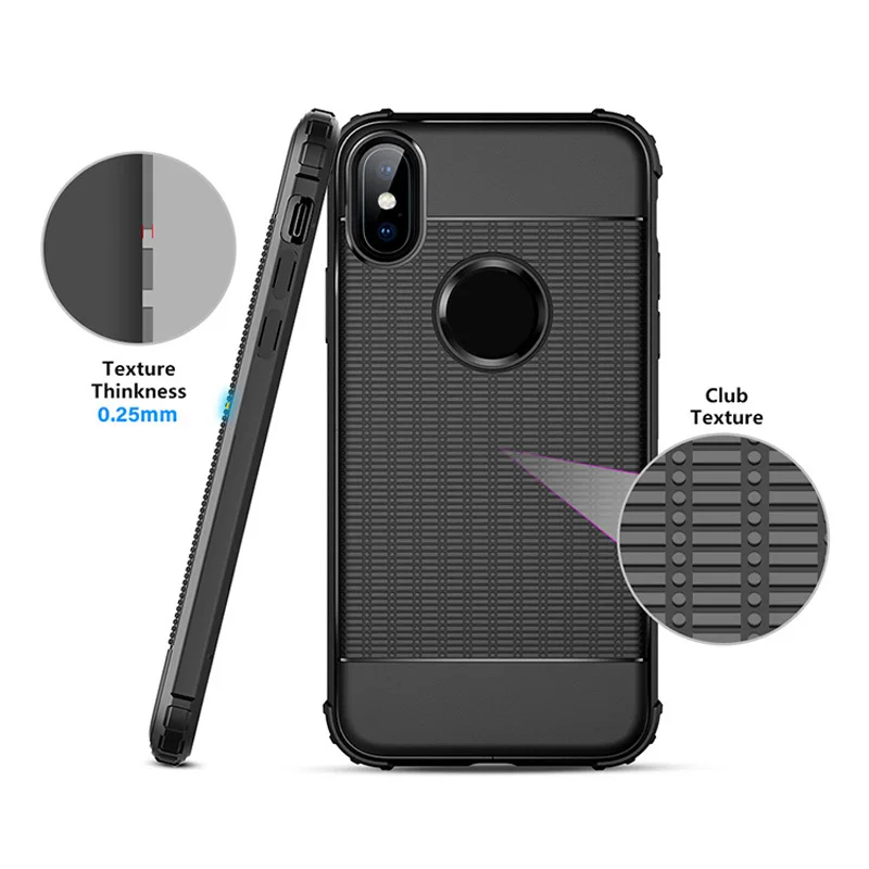 New Arrivals TPU Cover For iPhone XS Max 6.5inch Soft Anti-collision case