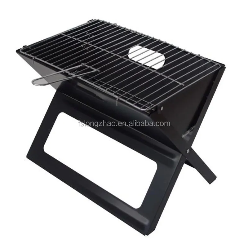 Smokeless X shaped Notebook Foldable BBQ charcoal grill