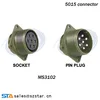 mil-c-5015 series amphenol flange plug and socket connector