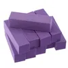 10 pcs Buffer Acrylic Nail Art Sanding Purple Block Files