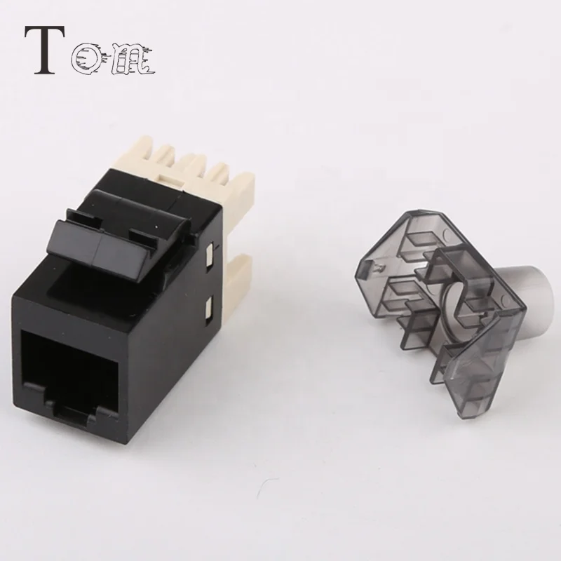 TOM MK-N-08 cixi RJ45 CAT6 Keystone Jack 180 degree UTP Connection with dust cover (6).jpg