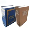 Optional sizes OEM hidden secret multicolor pattern diversion dictionary book safe with key lock