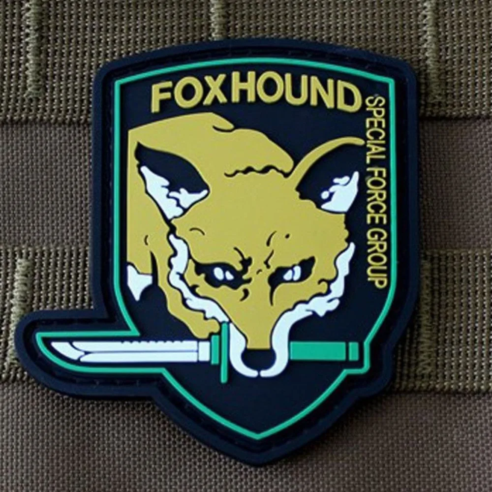 Foxhound Fox Houndパッチspecial Force Group Pvc3dラバーメタルギアミリタリーpvcバッジパッチバックパックジャケット在庫 Buy Pvc パッチ 軍事パッチ 3d ゴムバッジ Product On Alibaba Com