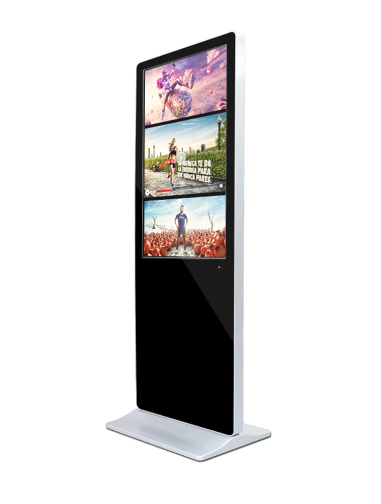 Mall Advertising Lcd Display 43 Inch Standing Advisement Player With ...