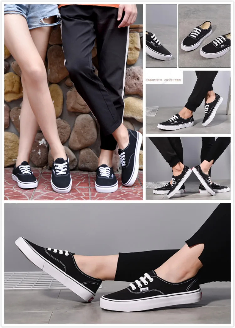  Flat canvas sneakers custom sport boat board Shoes skateboard shoes