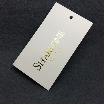 High Quality Wholesale Custom Fashionable Gold Foil Price Tag For ...