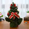 holiday kids gift table decorated PVC artificial mini Christmas tree for indoor outdoor home school shopping mall decoration