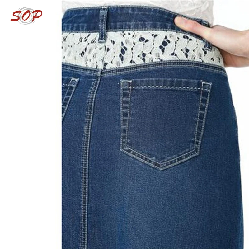 long jean skirts