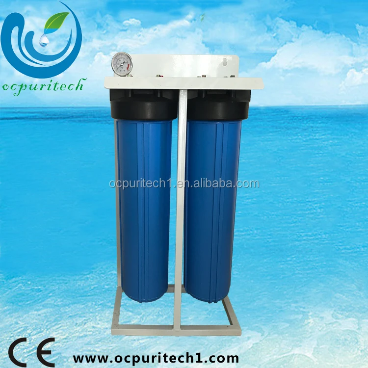 Commercisl 20 Inch fat Blue TWO stage Water Filter Purifier