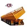 Side dump trailer dump trailer 3 axle tipper semi trailer for sale