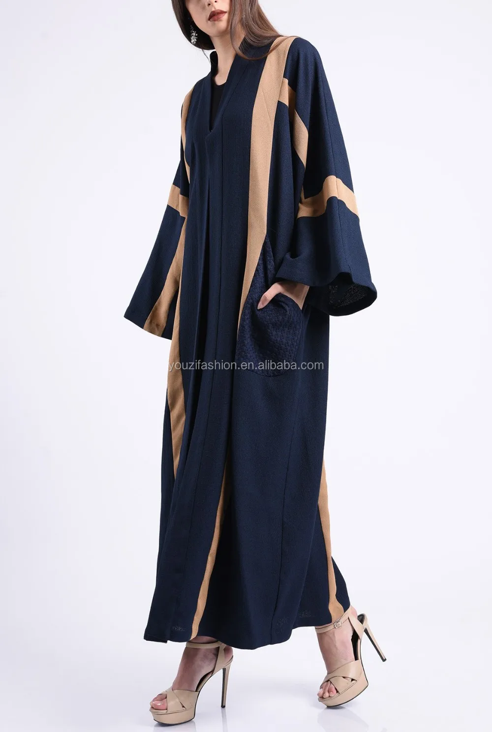 new style dubai abaya dress with long sleeve maxi turkish abaya