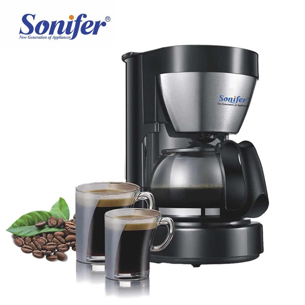 Sonifer Hot Sale Family 0.65L- 6 Cups Electrical Coffee Machine Custom Manual  Drip Coffee