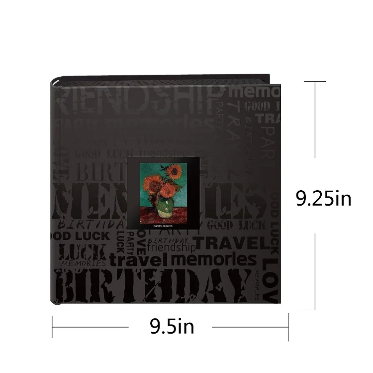 Wholesale Cheap Price Cloth Fabric Covered 4x6 Photo Albums With PP Pocket Plastic Sheets