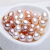 8mm AAA grade half drilled undrilled oval tear drop rice shape real cultured fresh water pearl loose wholesale freshwater pearls