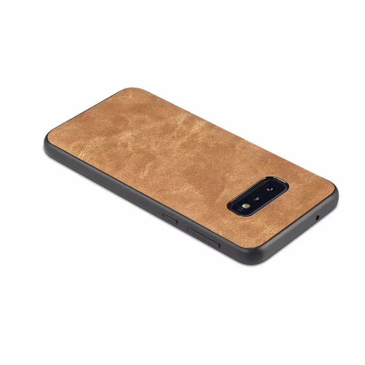 Custom Retro Vintage Leather Back Case Cover For Samsung Galaxy S10 S10e