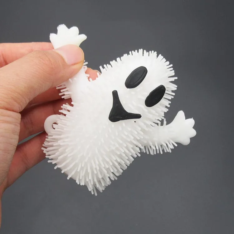 11806164 Cute Led Flashing Light Up Squishy Halloween Ghost Puffer