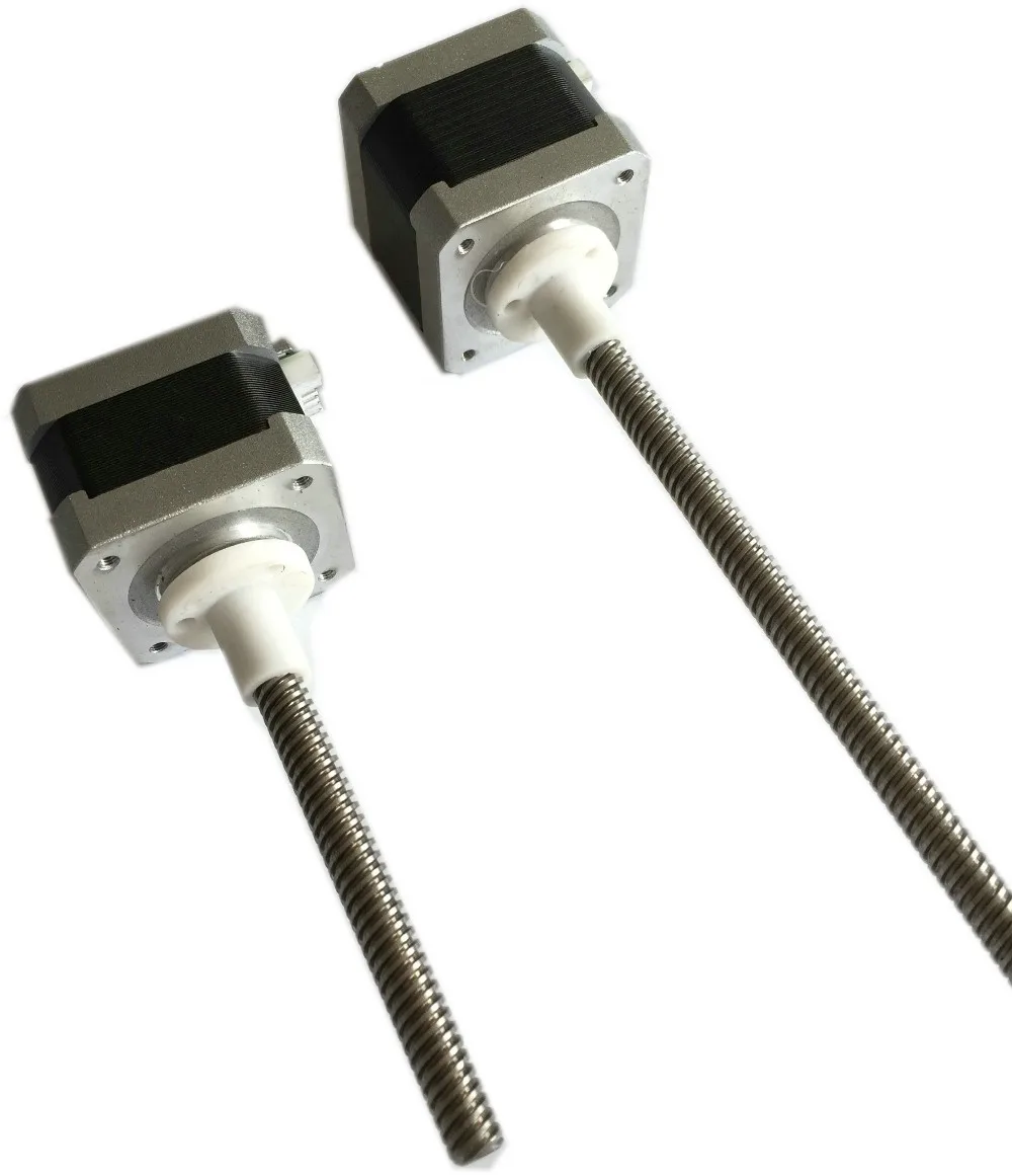 Nema17 42mm Lead Screw Stepper Motor For 3d Printer With Nylon Screw