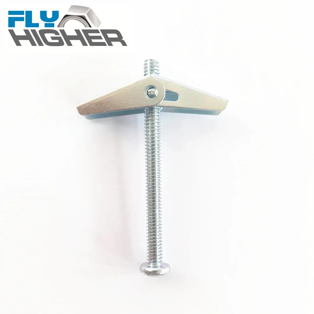 1/4x3 Spring Toggle Anchor Bolt Gravity Metal Fasteners Butterfly