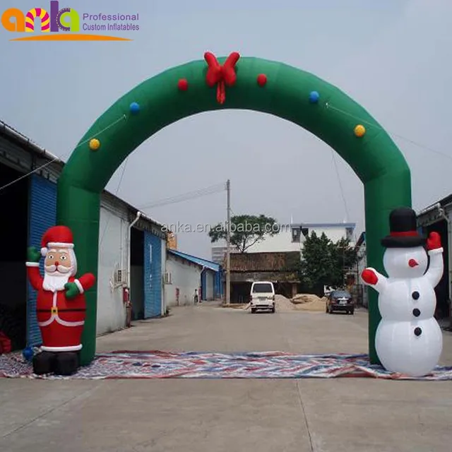 Inflatable Decorative Christmas Arches For Walmart Xmas