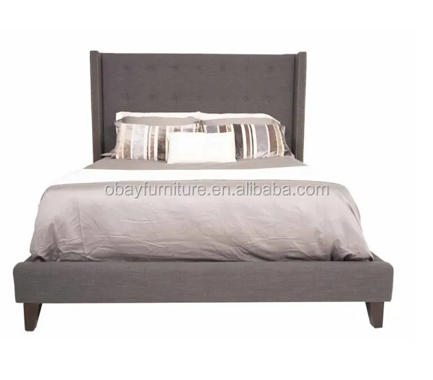 Moderna cama tapizada / king size bed cabecera / king bed cabecera