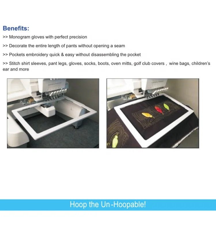 Brother 8 in 1 Fast Magna Frames - Magnetic Embroidery Hoops