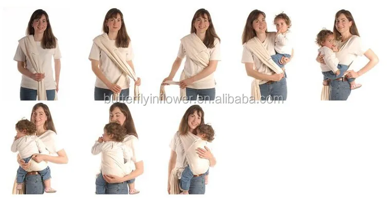 baby wrap how to wear