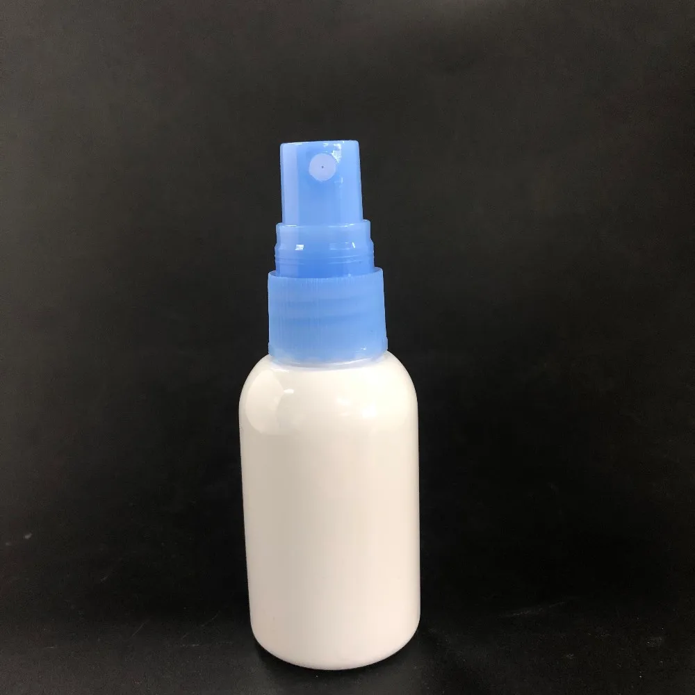 40毫升白色宠物个人护肤旅行化妆水瓶与 20毫米蓝色乳液泵