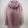 New Fashion Tie Dyeing Colors Long Women Pashmina Hot Drilling Lace Scarf Hijab