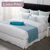 High quality five star hotel double white bedsheets for hotel