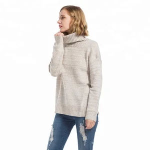 Wholesale Blank Fashion Women Turtleneck Knitwear Wholesale Blank Fashion Women Turtleneck Knitwear