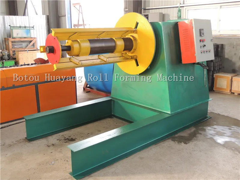 Automatic Steel Sheet Decoiling Machine/Hydraulic Decoiler with Trolley