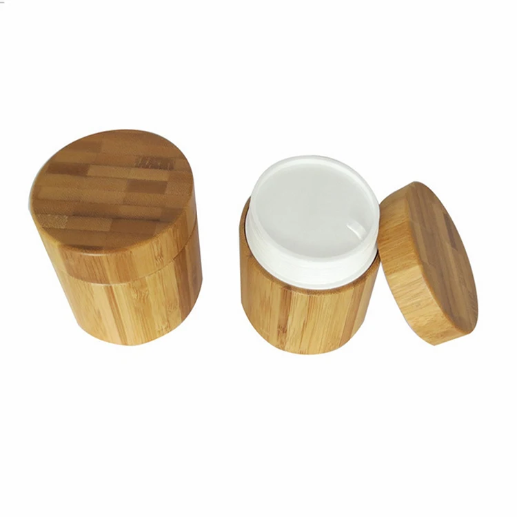 Eco Friendly Bamboo Lid Jar 8 Oz Bamboo Cosmetic Jars Buy 8 Oz Bamboo