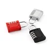 Colorful travel supplies tsa customs lock anti-theft 4 digit luggage lock travel essential customs padlock