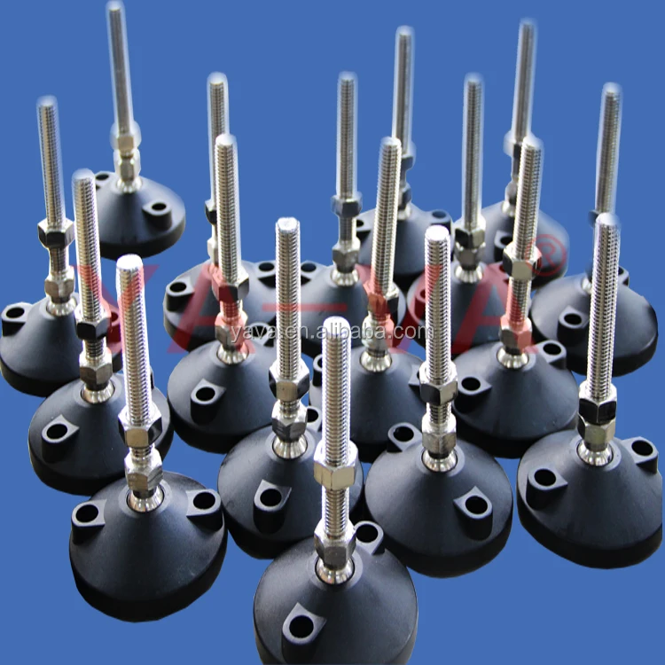 Plástico Ajustable Patas / Articulado Pies Con Almohadilla De Goma